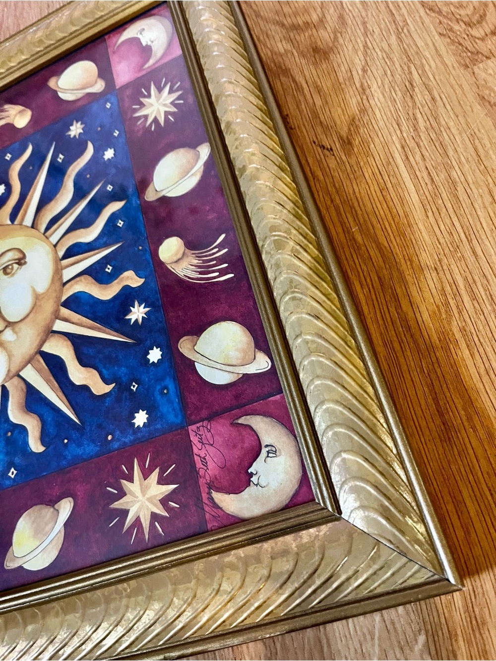 🌞VINTAGE🌛
Mary Beth Zeit Celestial Sun & Moon Wall Art - Picture 3 of 7